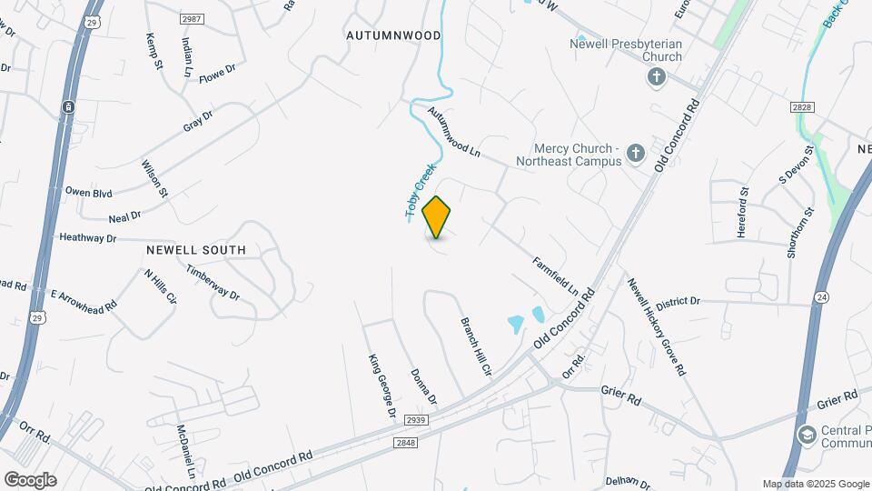 722 Foxborough Rd Map and Location Details