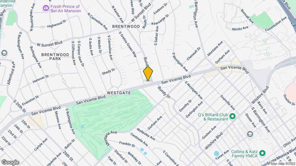 12115 San Vicente Blvd Map and Location Details