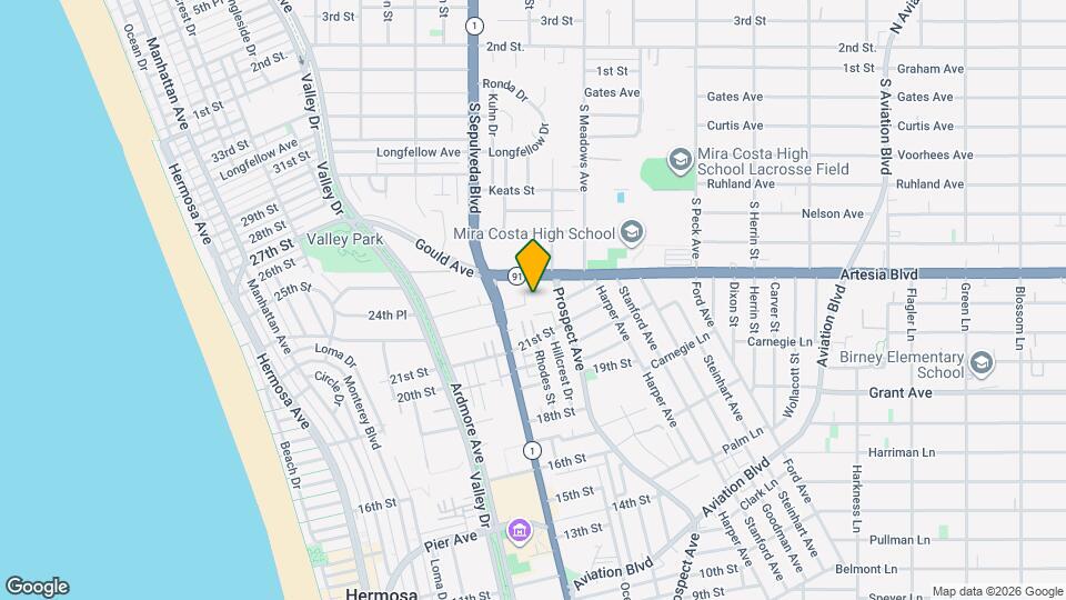 2411 Prospect Ave, Unit #101 Map and Location Details