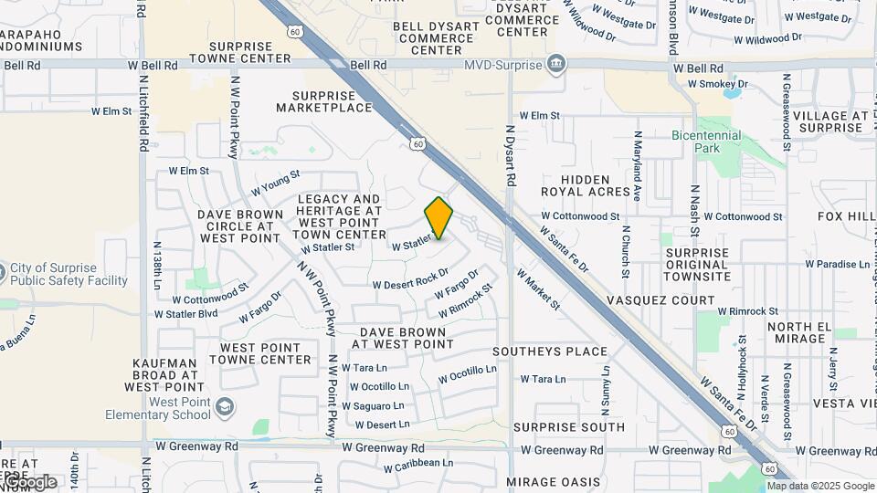 13254 W Paradise Ln Map and Location Details