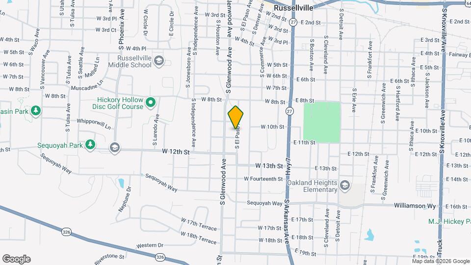 1016 S El Paso Ave Mapa y Detalles de la Ubicación