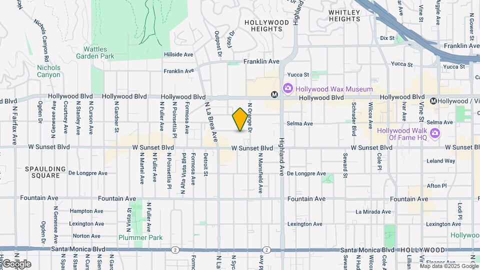 7020 Lanewood Ave, Los Angeles, CA 90028 Map and Location Details