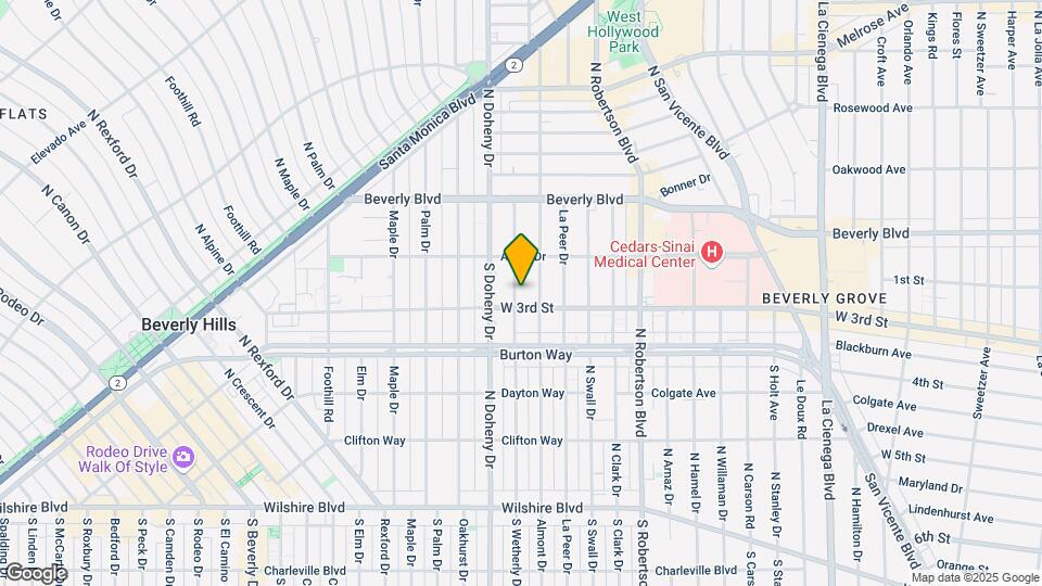142 S Wetherly Dr Map and Location Details