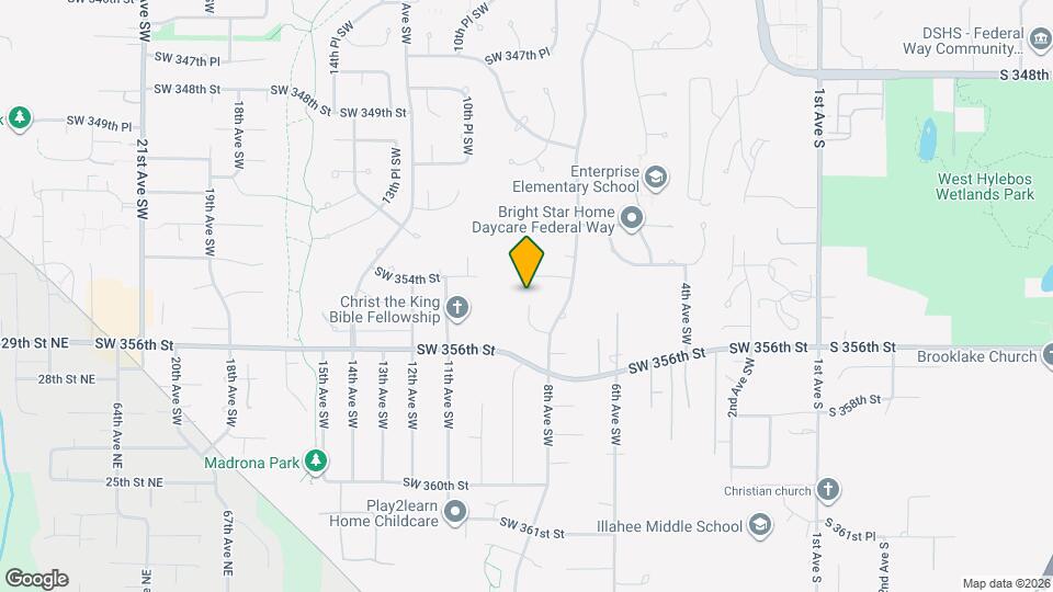 838 SW 355th Ct Map and Location Details