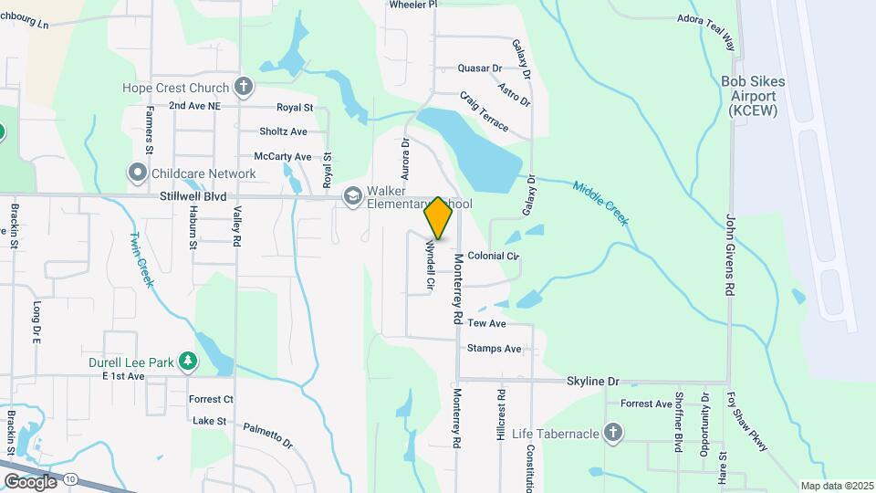 5372 Wyndell Cir Map and Location Details