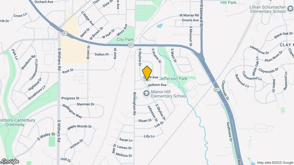 1205 S Skyline Dr Map and Location Details