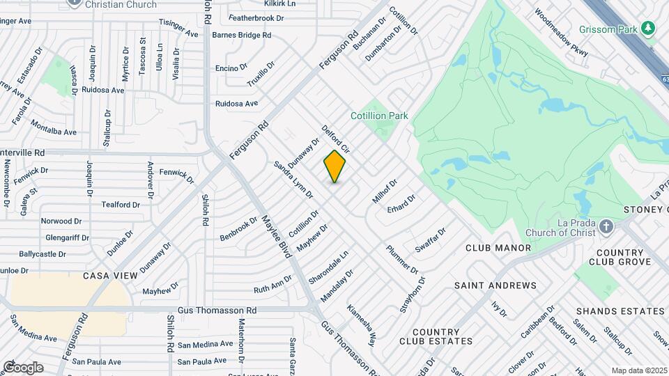 10907 Cotillion Dr Map and Location Details