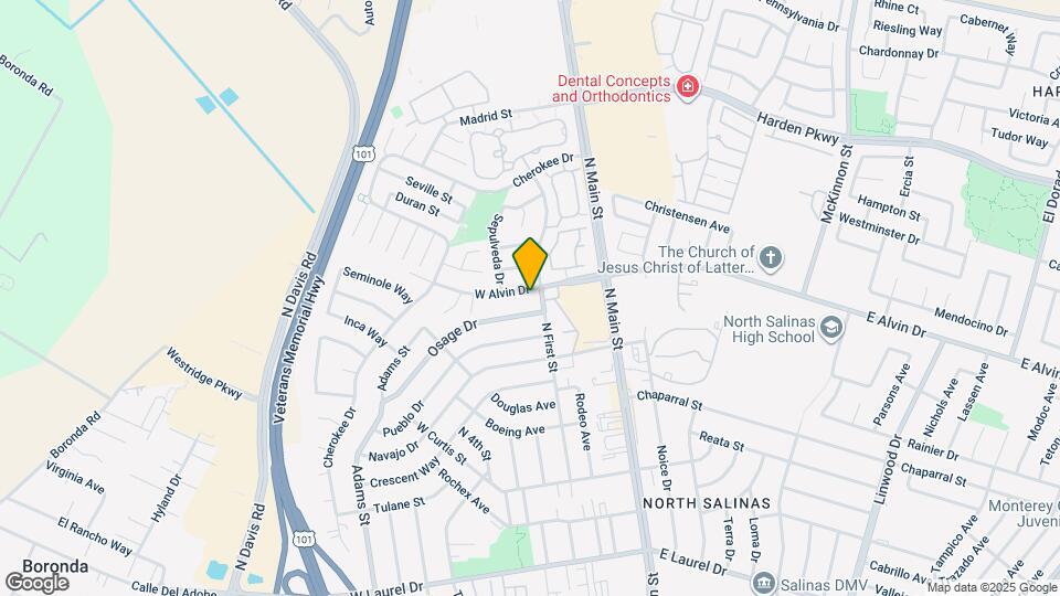 215 W Alvin Dr Map and Location Details