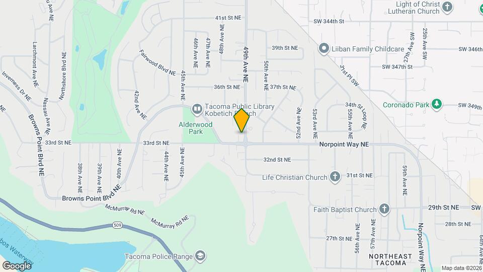 1603 Norpoint Way NE Map and Location Details