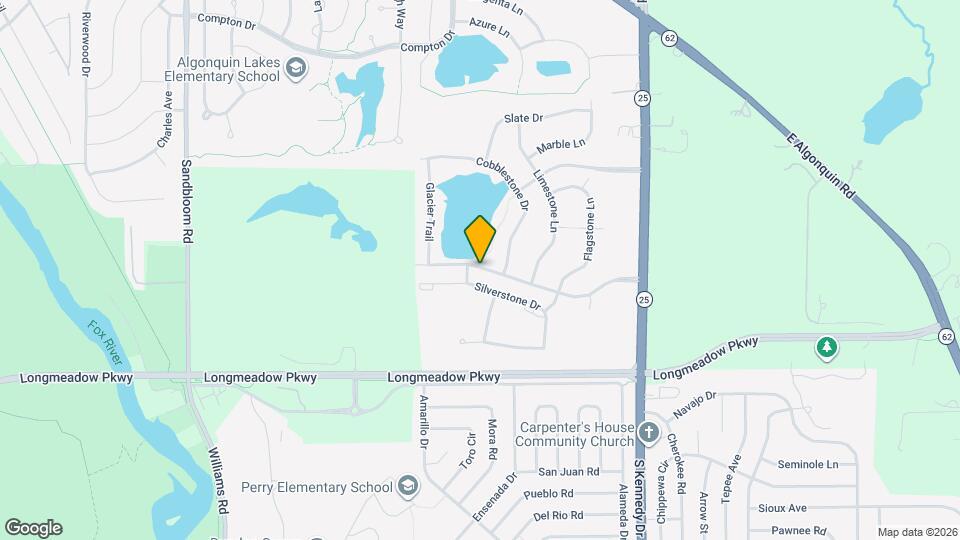 1517 Silverstone Dr Map and Location Details