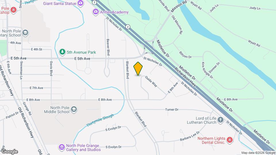 602 Ouida Way Map and Location Details
