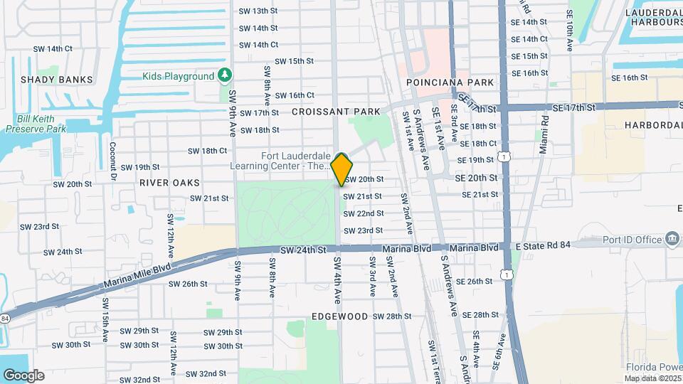 341 SW 21st St-Unit -1 Map and Location Details