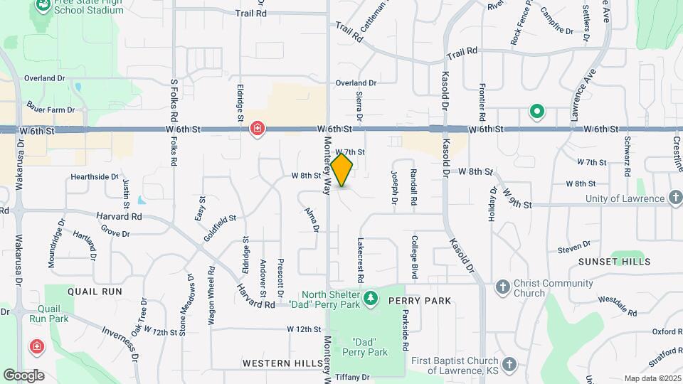 900 Christie Ct Map and Location Details