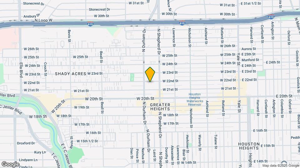 732 W 22nd St Map and Location Details