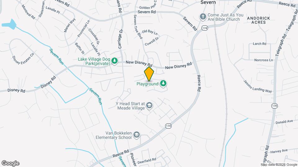 1802 Chatfield Terrace Map and Location Details