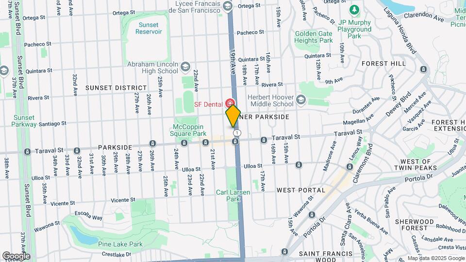 2363 19th Ave Map and Location Details