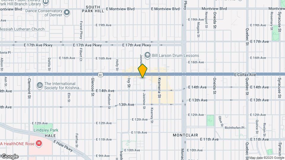 1461 Jasmine St Map and Location Details