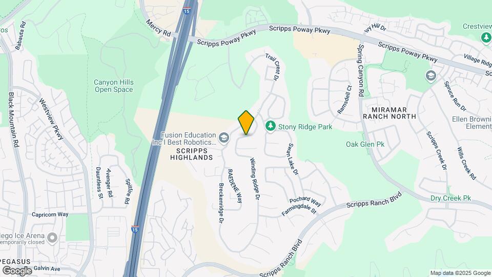 11633 Winding Ridge Dr Map and Location Details