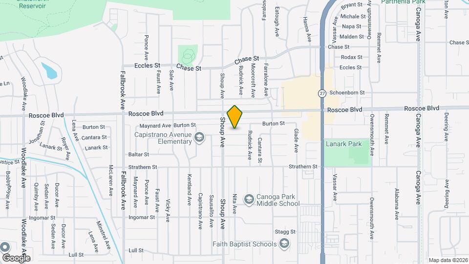 22337 Cantara St Map and Location Details