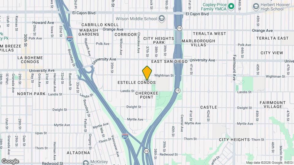 3752 37th St Map and Location Details
