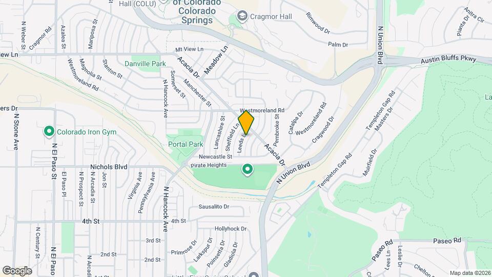 3613 Leeds Ln Map and Location Details