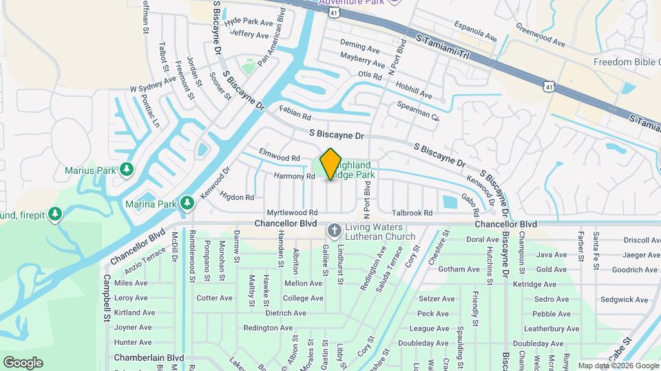 7520 Darlene St Map and Location Details