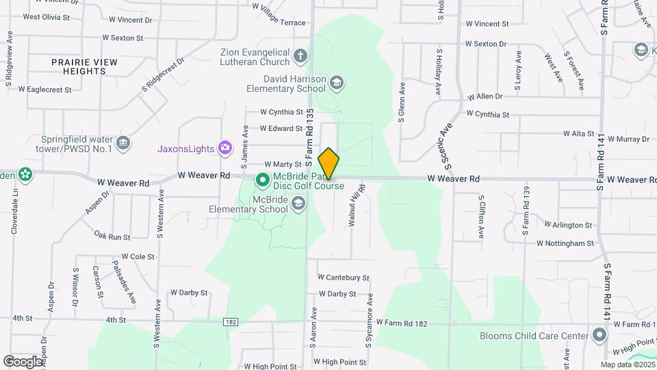 5023 S Burrows Ave Map and Location Details