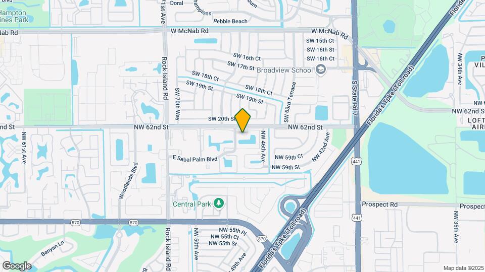 4940 E Sabal Palm Blvd Mapa y Detalles de la Ubicación