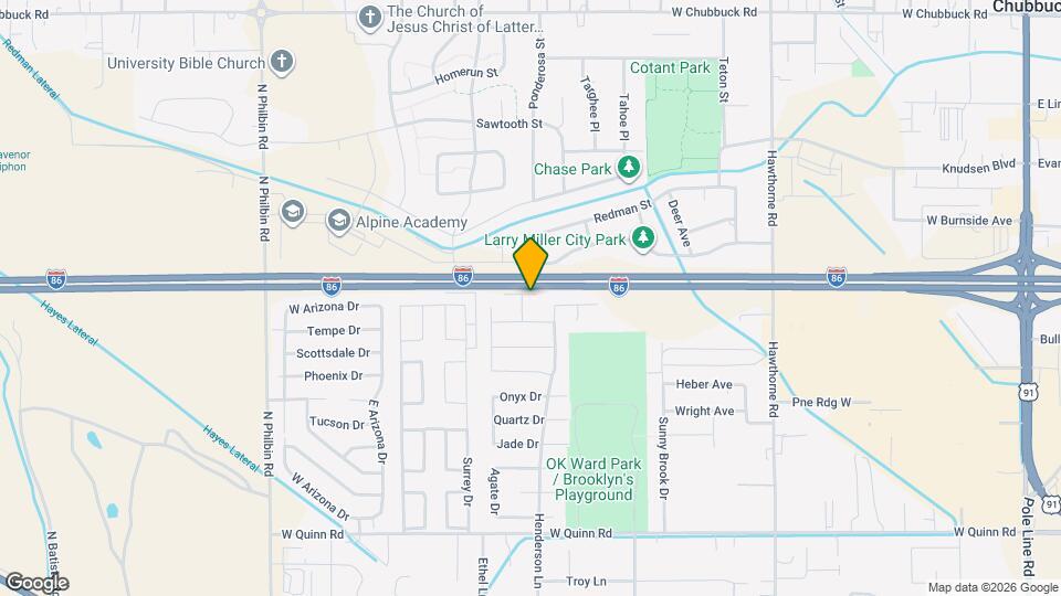 1590 Dustin Cir Map and Location Details