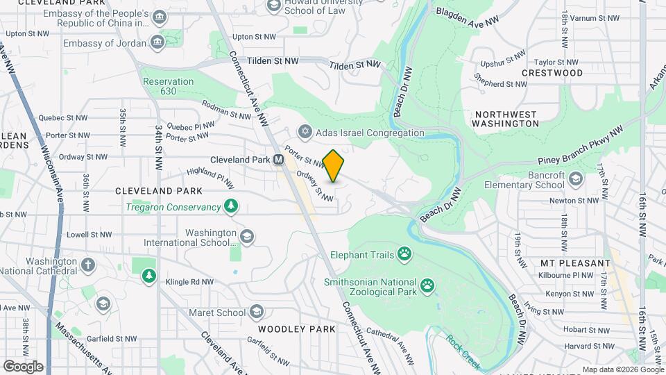 2721 Ordway St NW Map and Location Details