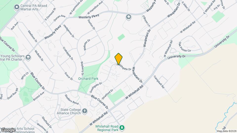 738 Southgate Dr Map and Location Details