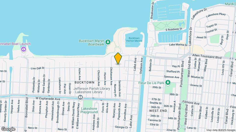 1500 Live Oak St Mapa y Detalles de la Ubicación
