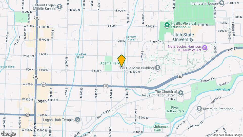 567 E 500 N Map and Location Details