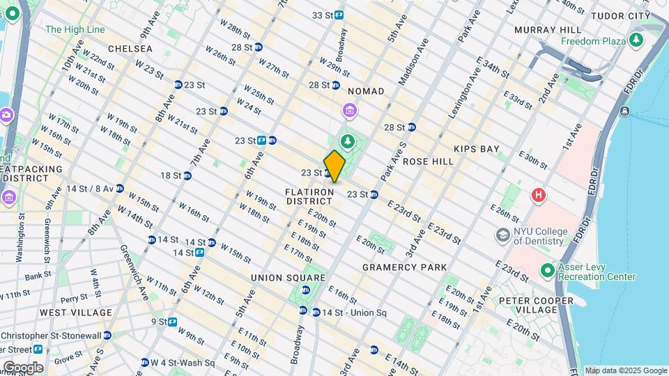 11 E 22nd St Map and Location Details