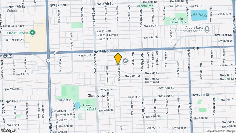 1900 NW 76th St Map and Location Details