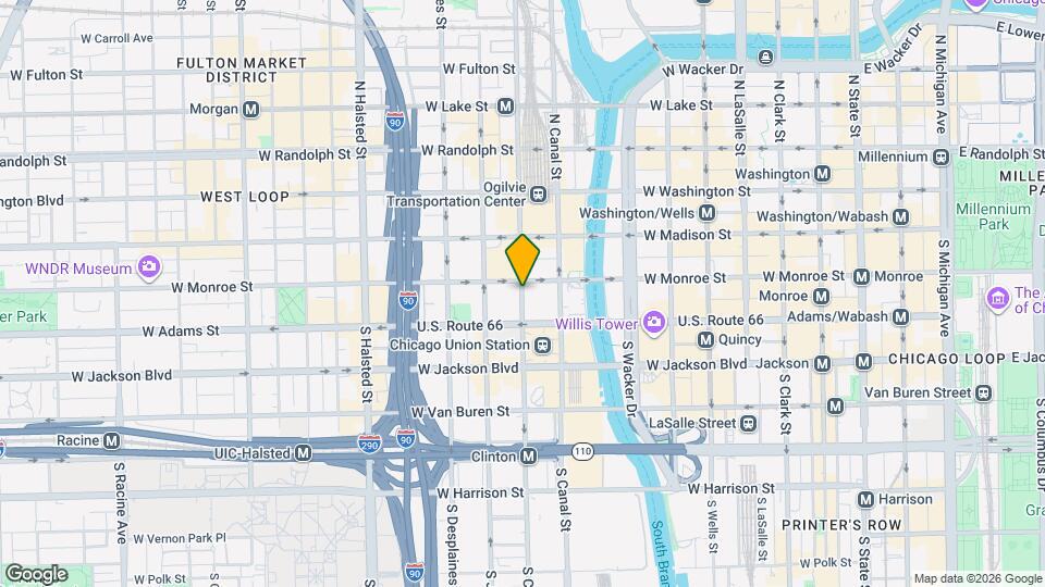 119 S Clinton St, Unit 603 Mapa y Detalles de la Ubicación