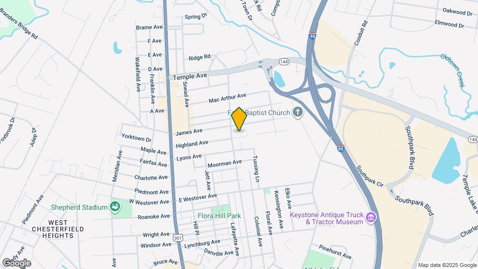 514 Highland Ave Map and Location Details