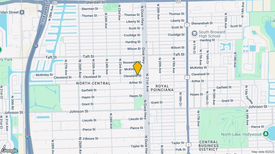 2128 Cleveland St Map and Location Details