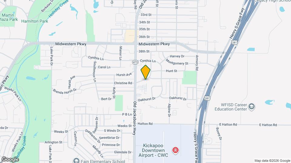 1419 Christine Rd Map and Location Details