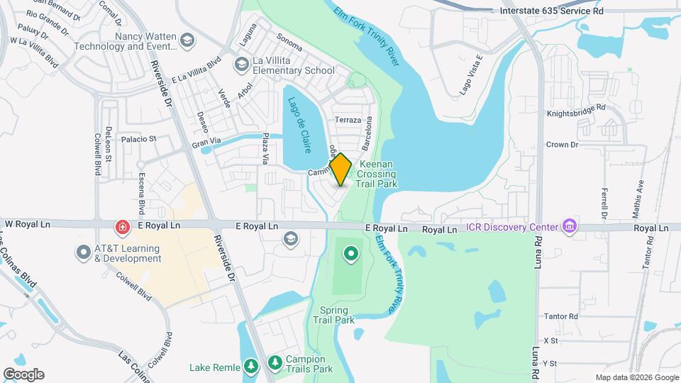 6419 San Saba Map and Location Details