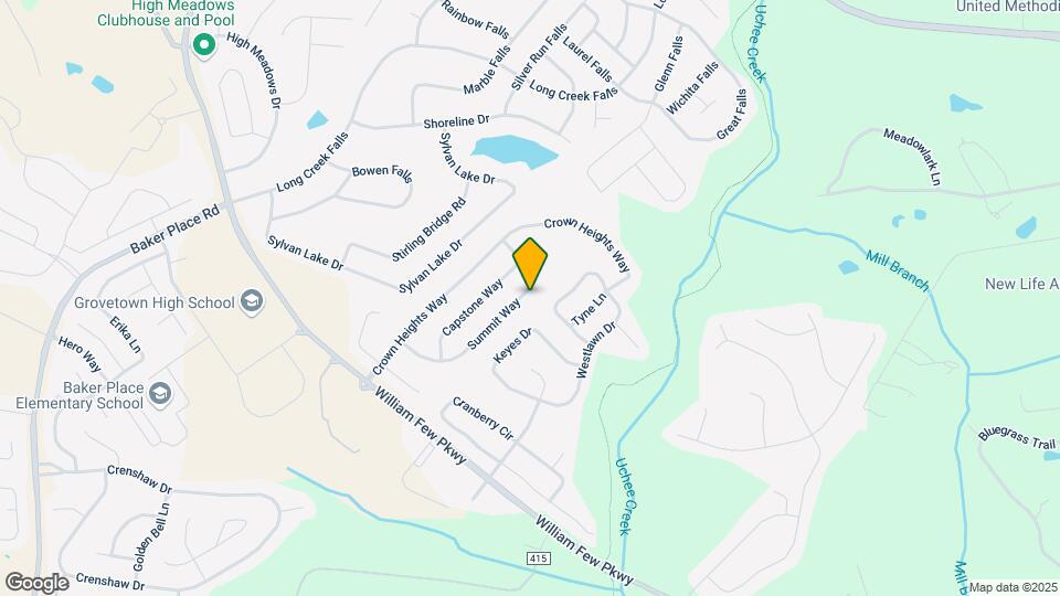 1440 Summit Way Map and Location Details