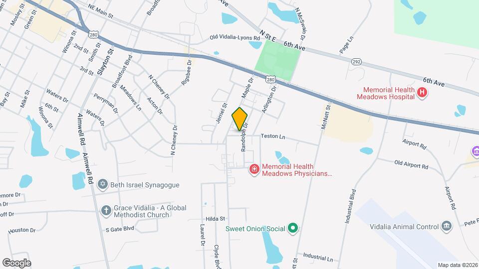 1806 Teston Ln Map and Location Details