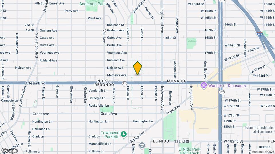 2516 Mathews Ave Map and Location Details