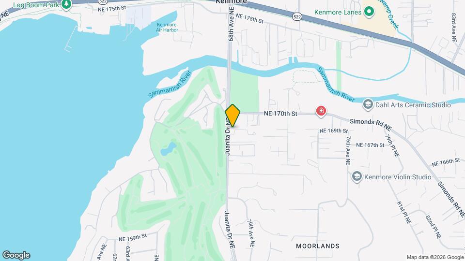 16724 Juanita Dr NE Map and Location Details