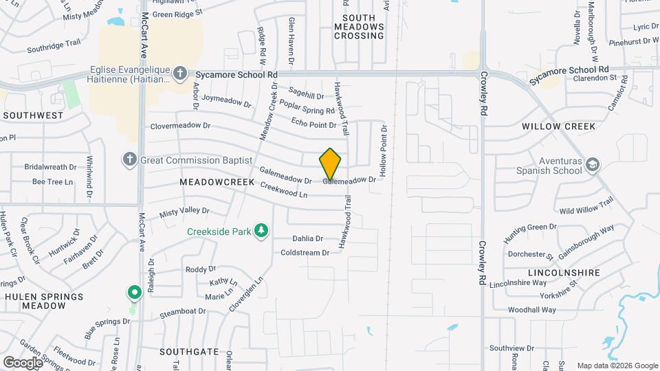 2521 Galemeadow Dr Map and Location Details