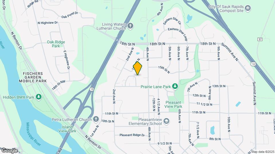 1350 13th Street Cir Map and Location Details