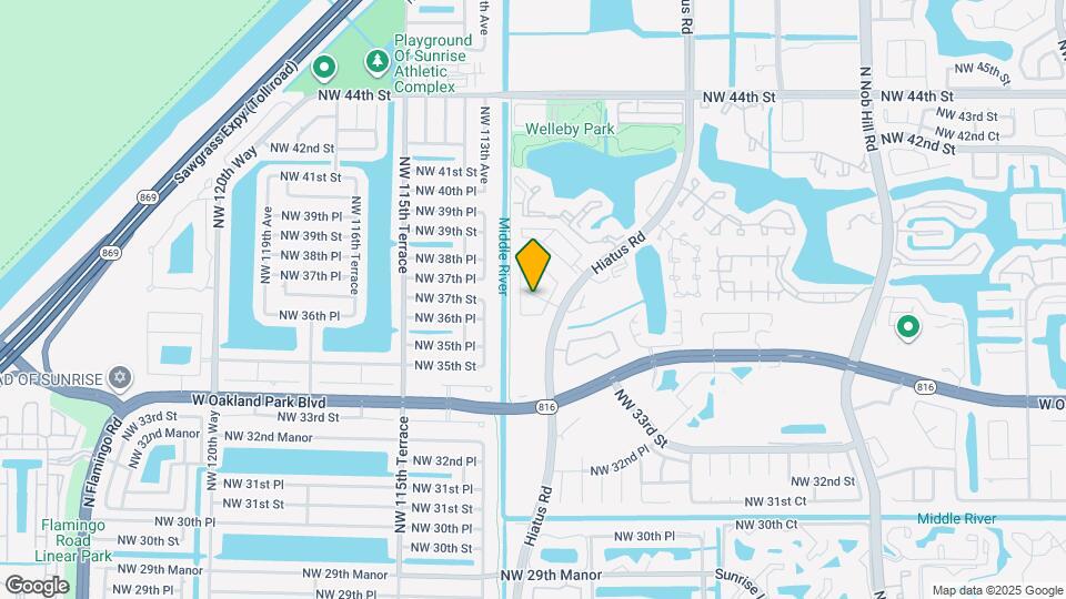 11174 NW 36th St Map and Location Details