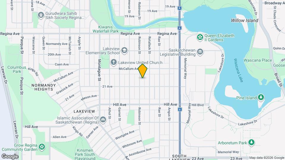 3053 Robinson St Map and Location Details