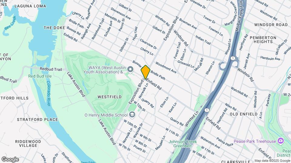 2605 Enfield Rd Map and Location Details