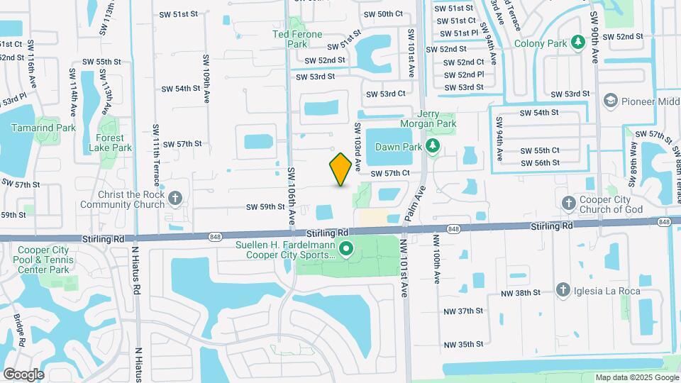 10396 SW 57th Ct Map and Location Details